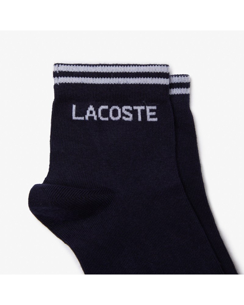 Lot de 2 paires de chaussettes basses Lacoste SPORT en coton