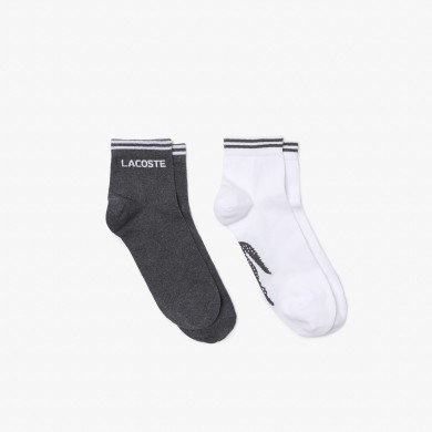 Lot de 2 paires de chaussettes basses Lacoste SPORT en coton