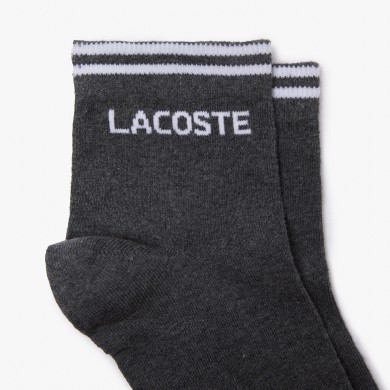 Lot de 2 paires de chaussettes basses Lacoste SPORT en coton