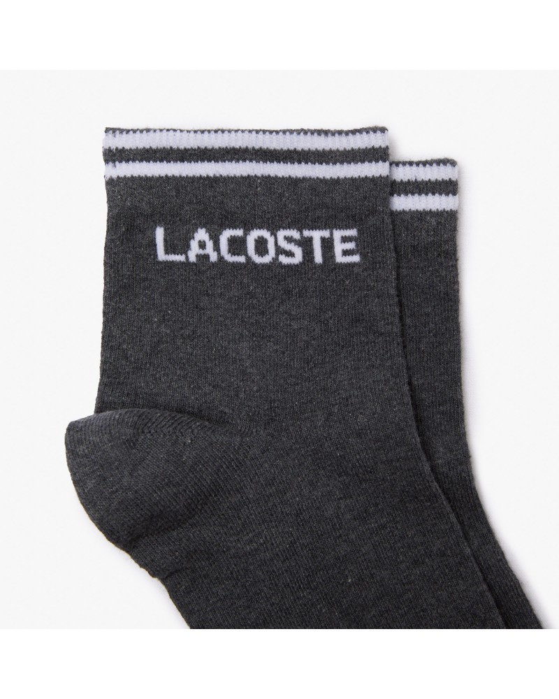 Lot de 2 paires de chaussettes basses Lacoste SPORT en coton