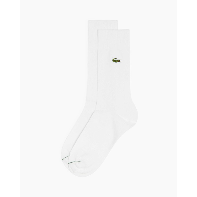 Chaussettes montantes unisexes en coton biologique chiné uni