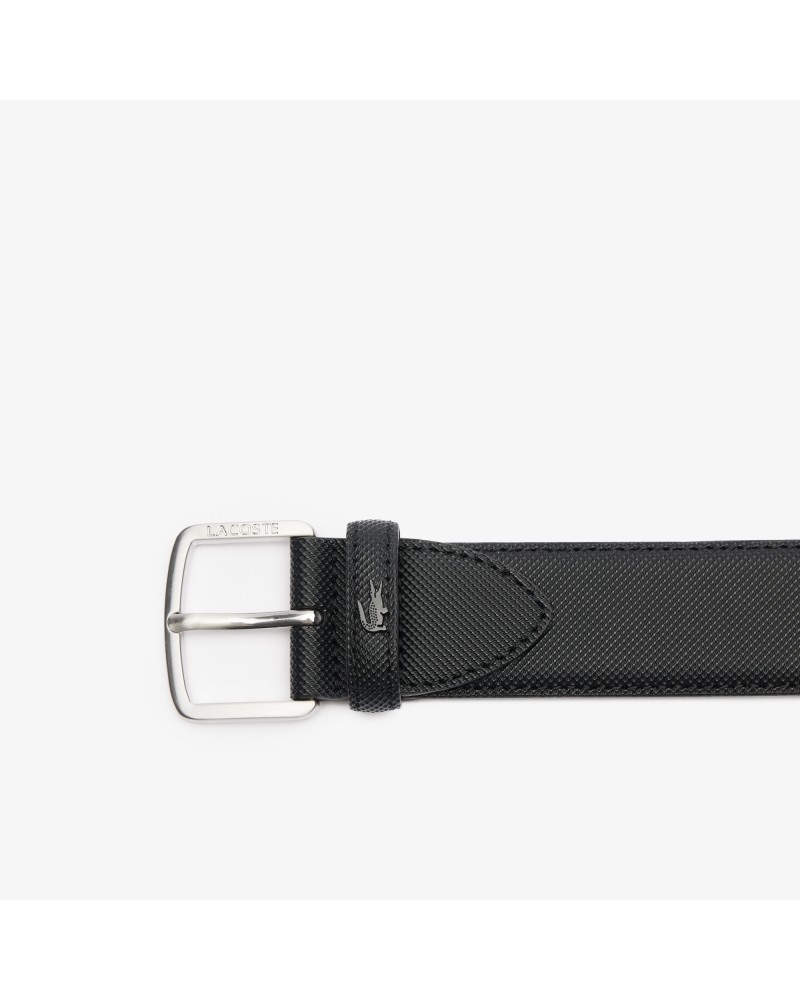 Ceinture en toile effet petit piqué