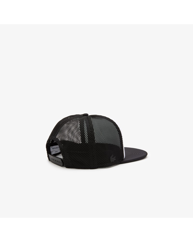 Casquette unisexe Lacoste bicolore en résille et néoprène