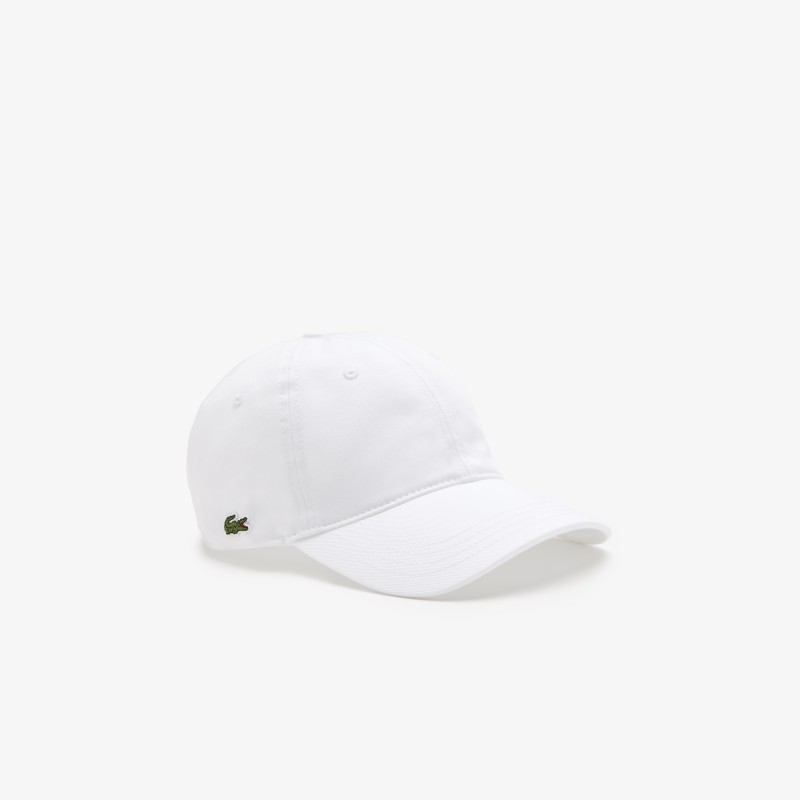 Casquette unisexe Lacoste en twill de coton biologique