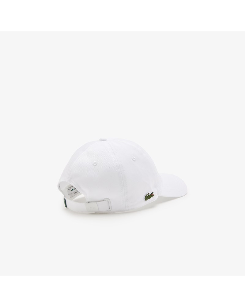 Casquette unisexe Lacoste en twill de coton biologique