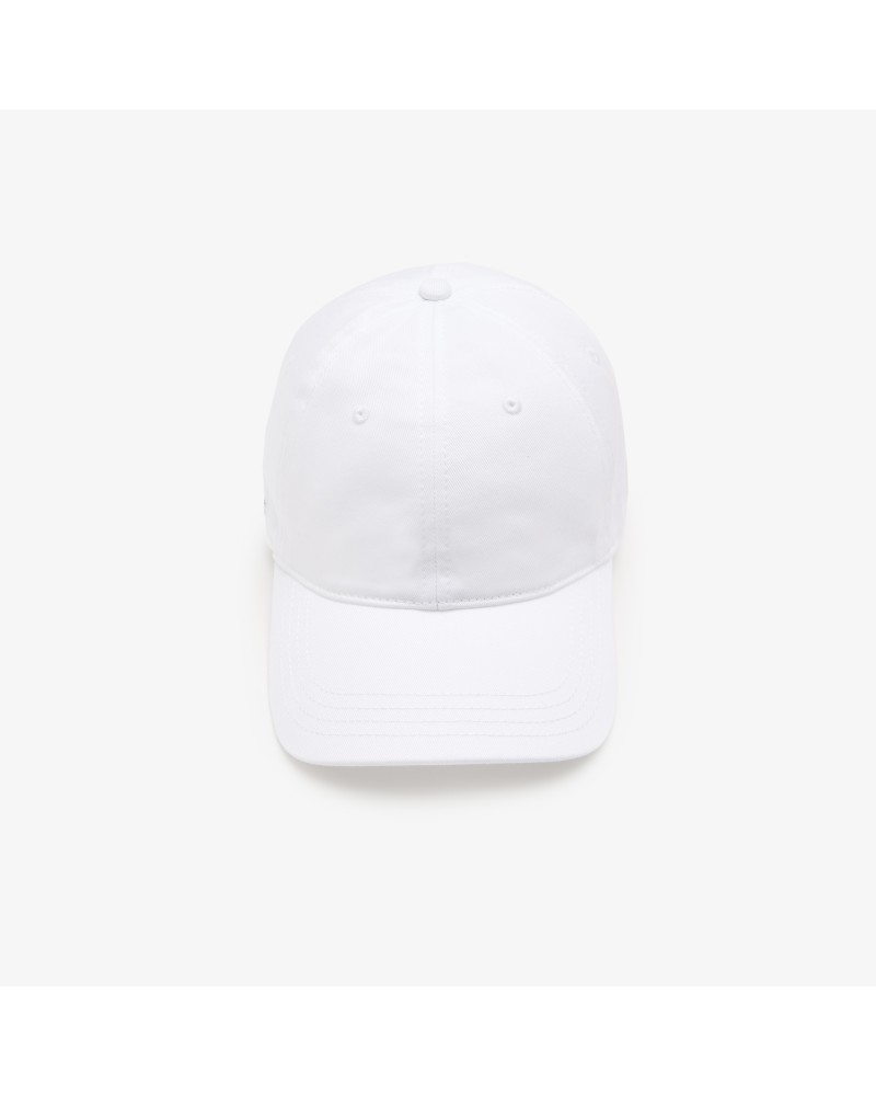 Casquette unisexe Lacoste en twill de coton biologique