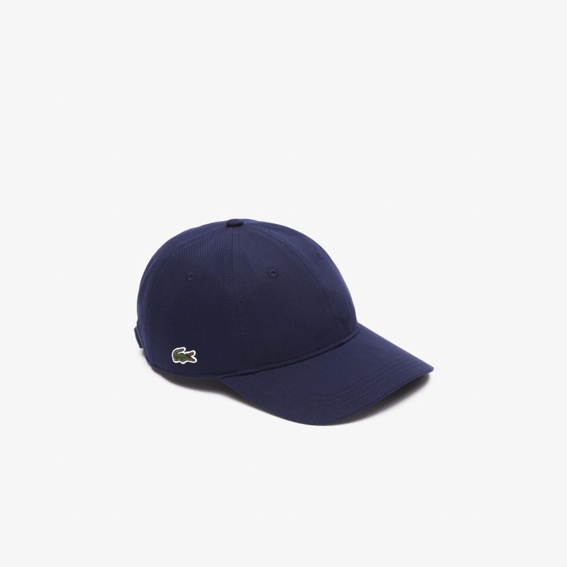 Casquette unisexe Lacoste en twill de coton biologique