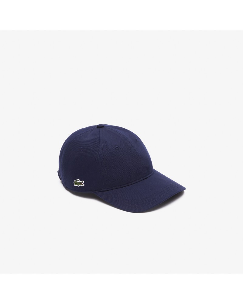 Casquette unisexe Lacoste en twill de coton biologique