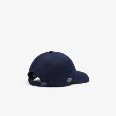 Casquette unisexe Lacoste en twill de coton biologique