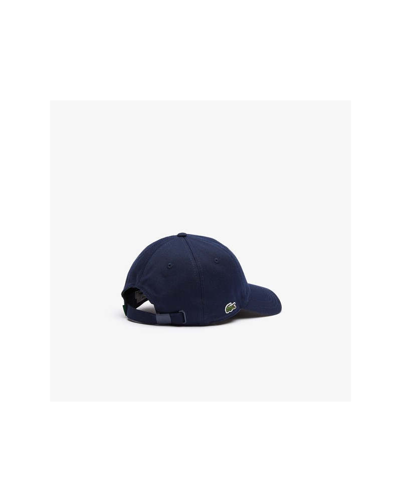 Casquette unisexe Lacoste en twill de coton biologique