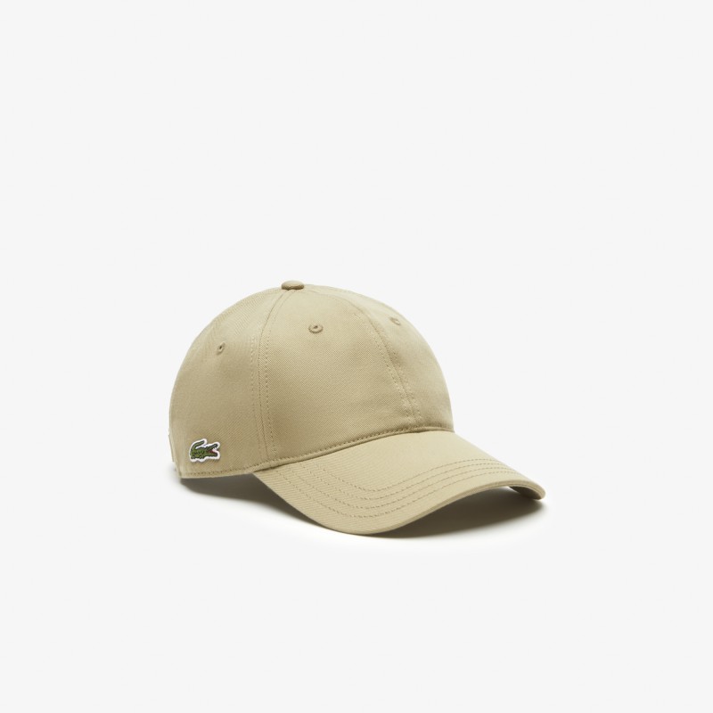 Casquette unisexe Lacoste en twill de coton biologique