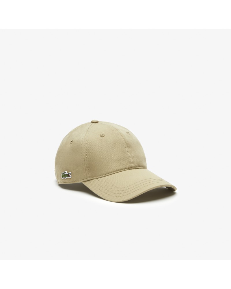 Casquette unisexe Lacoste en twill de coton biologique