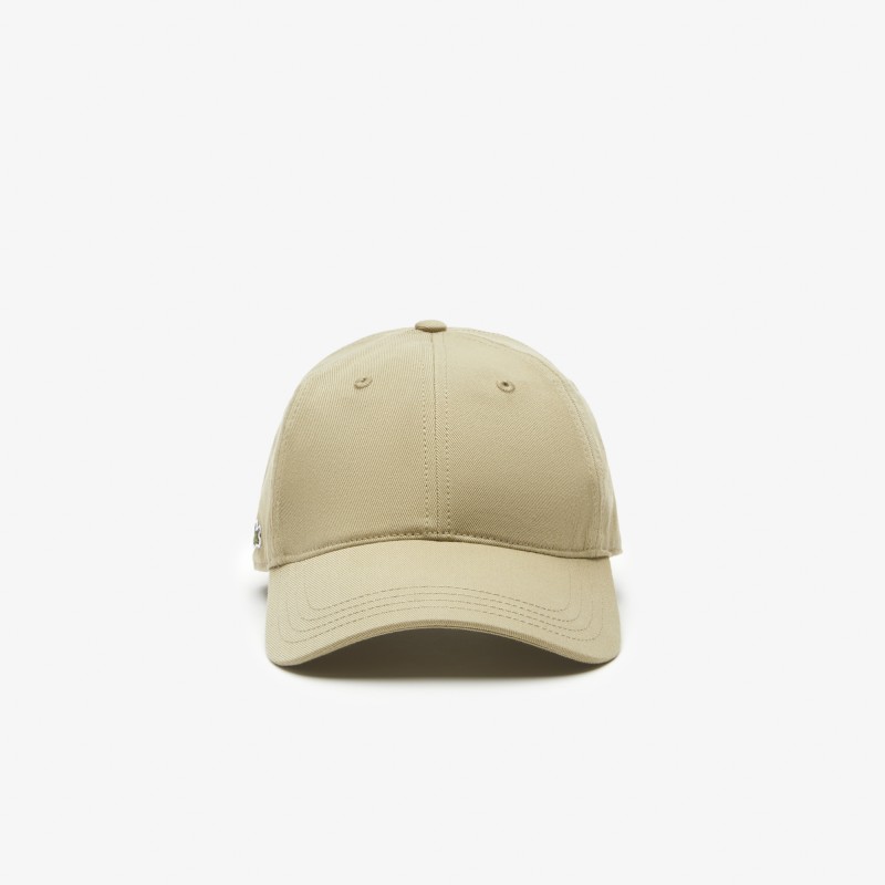 Casquette unisexe Lacoste en twill de coton biologique