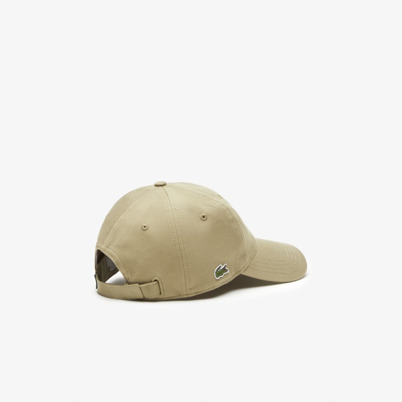 Casquette unisexe Lacoste en twill de coton biologique