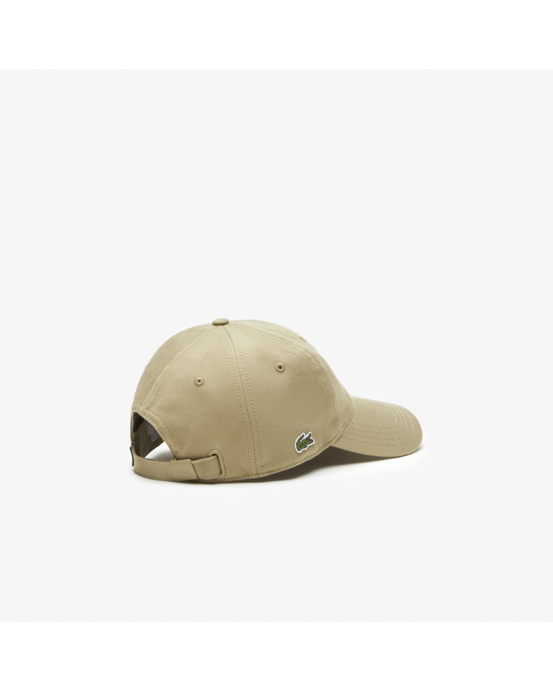 Casquette unisexe Lacoste en twill de coton biologique