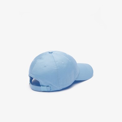 Casquette unisexe unie Lacoste en twill de coton biologique