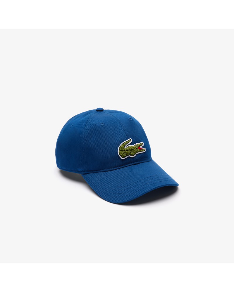 Casquette avec badge Crocodile en twill