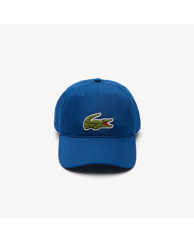 Casquette avec badge Crocodile en twill