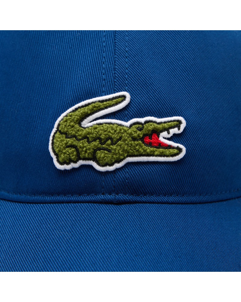 Casquette avec badge Crocodile en twill