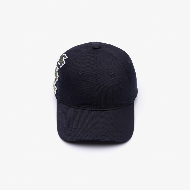 Casquette avec badges iconiques en coton