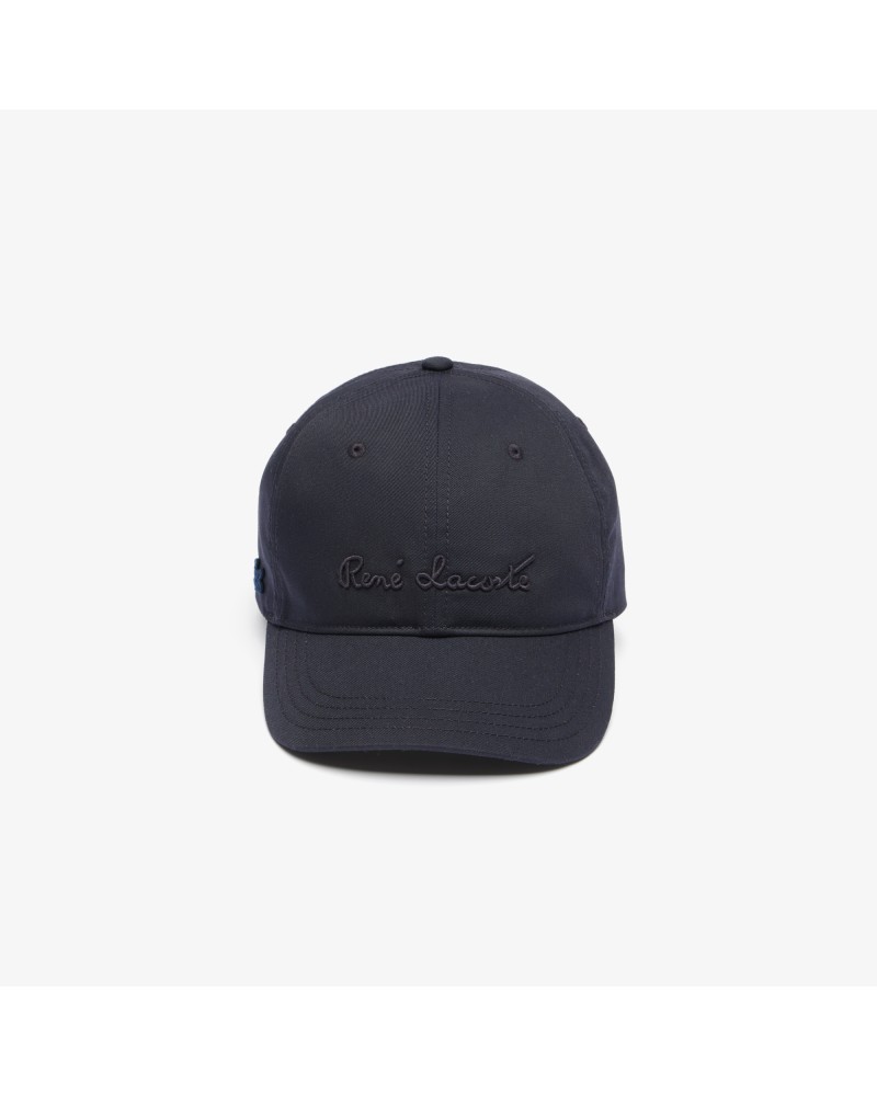 Casquette en twill de coton mélangé