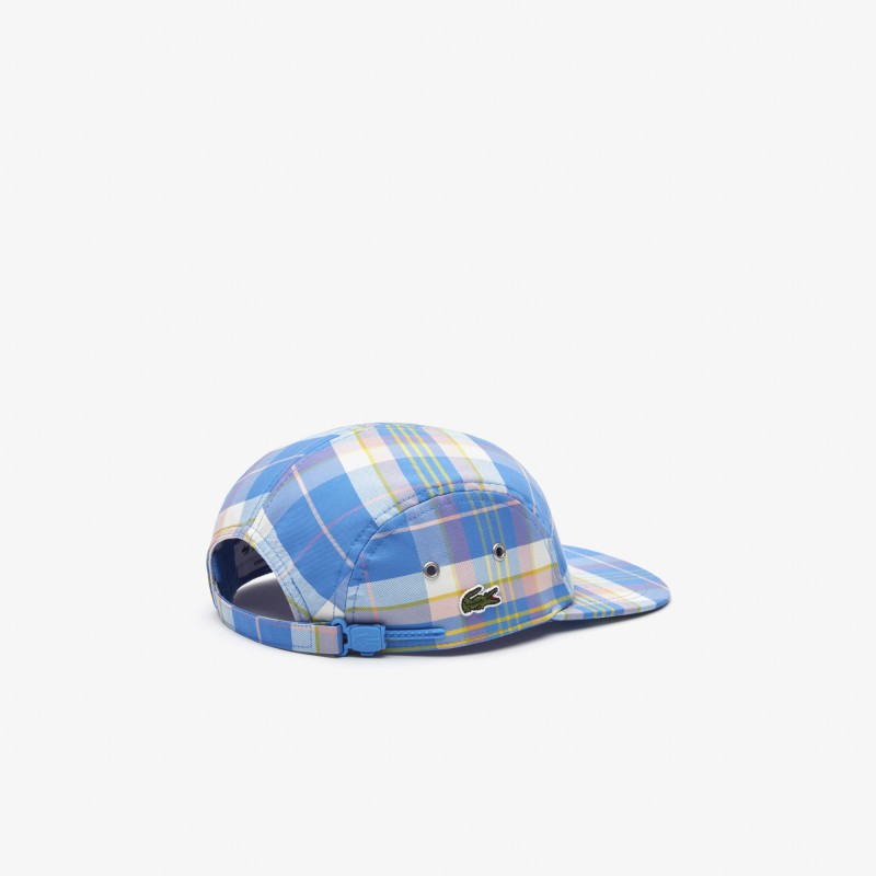 Casquette girolle à carreaux unisexe Lacoste