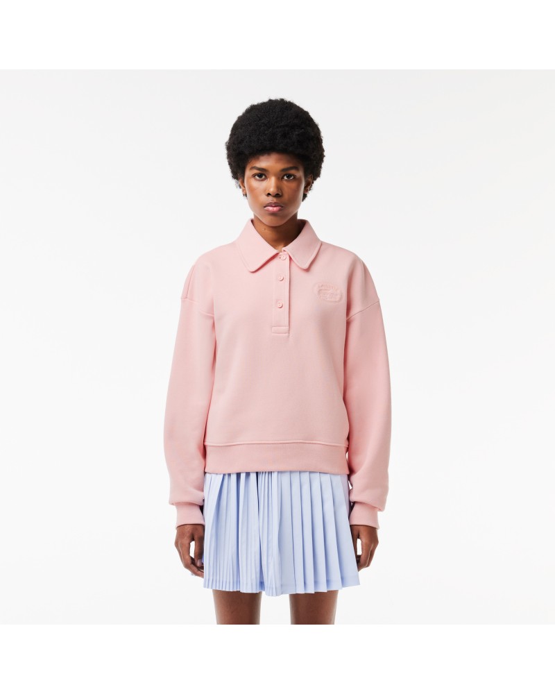 Sweatshirt à col polo Jogger avec broderie Lacoste