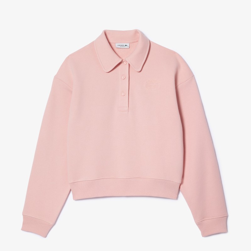 Sweatshirt à col polo Jogger avec broderie Lacoste