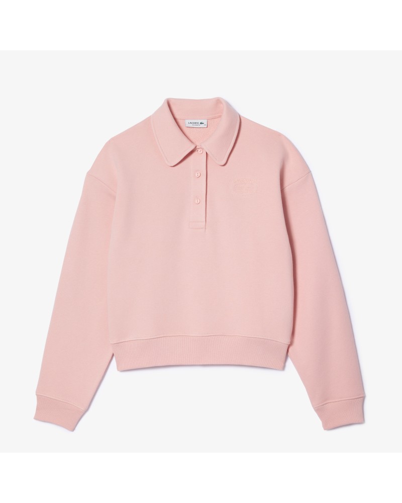Sweatshirt à col polo Jogger avec broderie Lacoste
