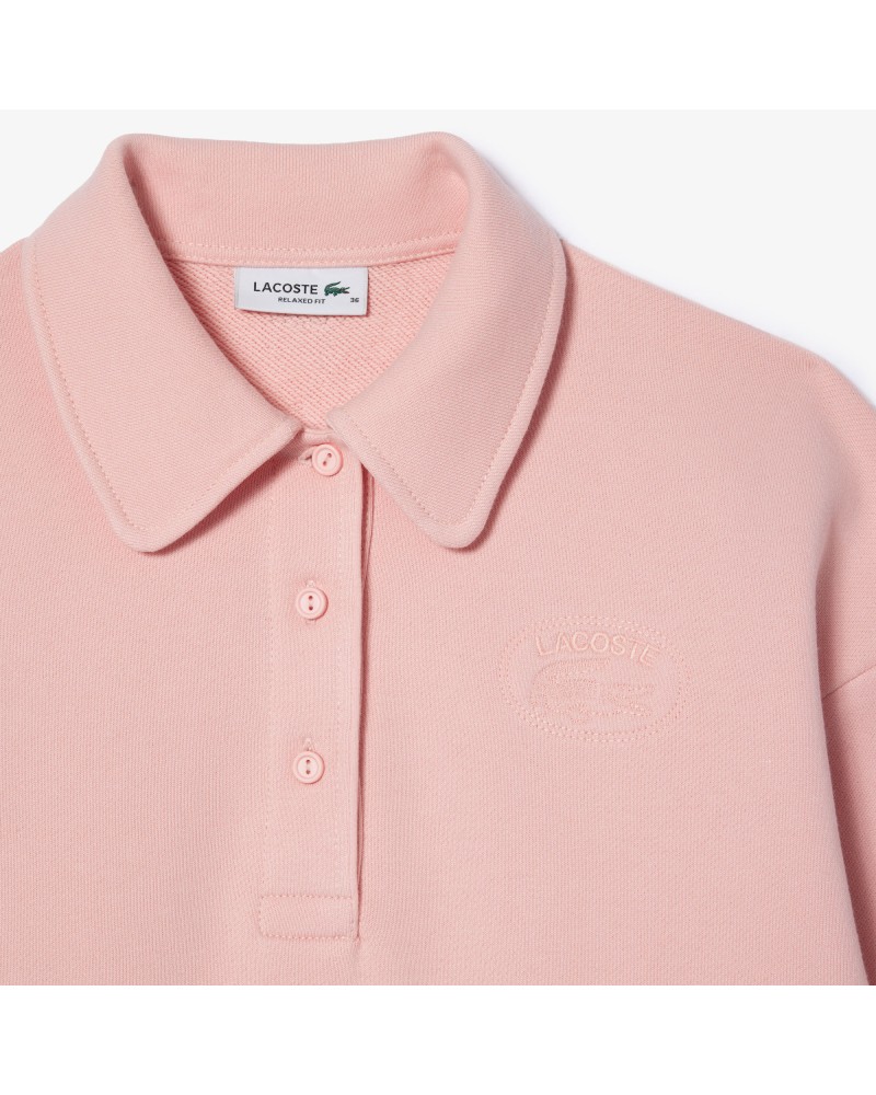 Sweatshirt à col polo Jogger avec broderie Lacoste
