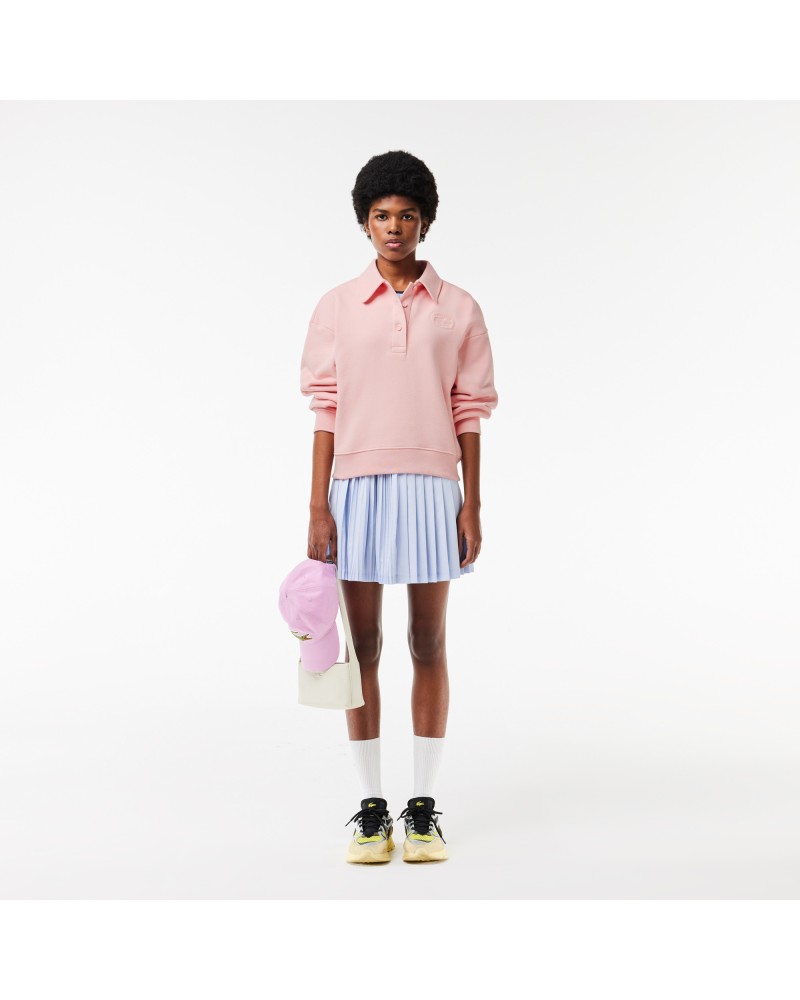 Sweatshirt à col polo Jogger avec broderie Lacoste