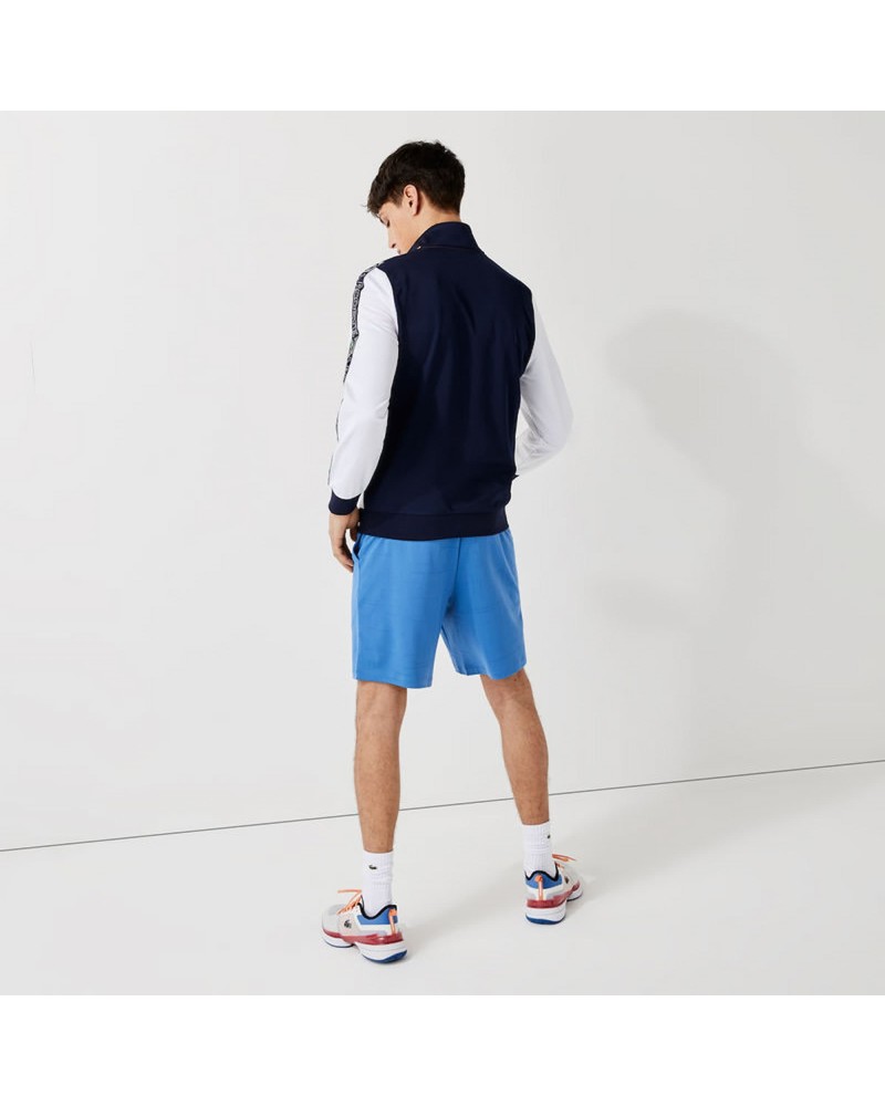 Veste zippée Lacoste SPORT color-block avec bandes siglées