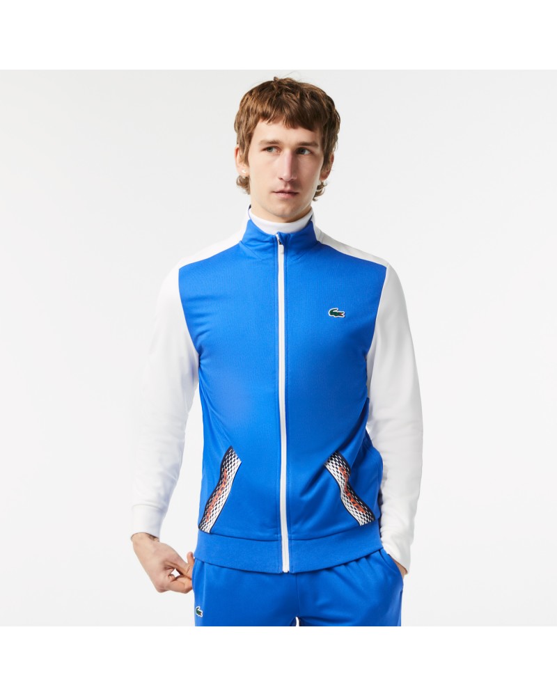 Sweatshirt zippé homme Lacoste Tennis indémaillable