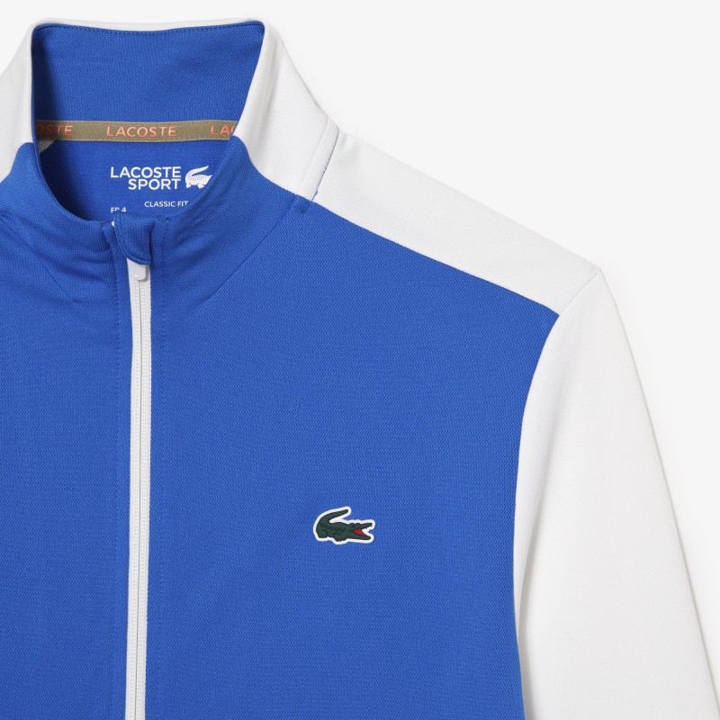 Sweatshirt zippé homme Lacoste Tennis indémaillable