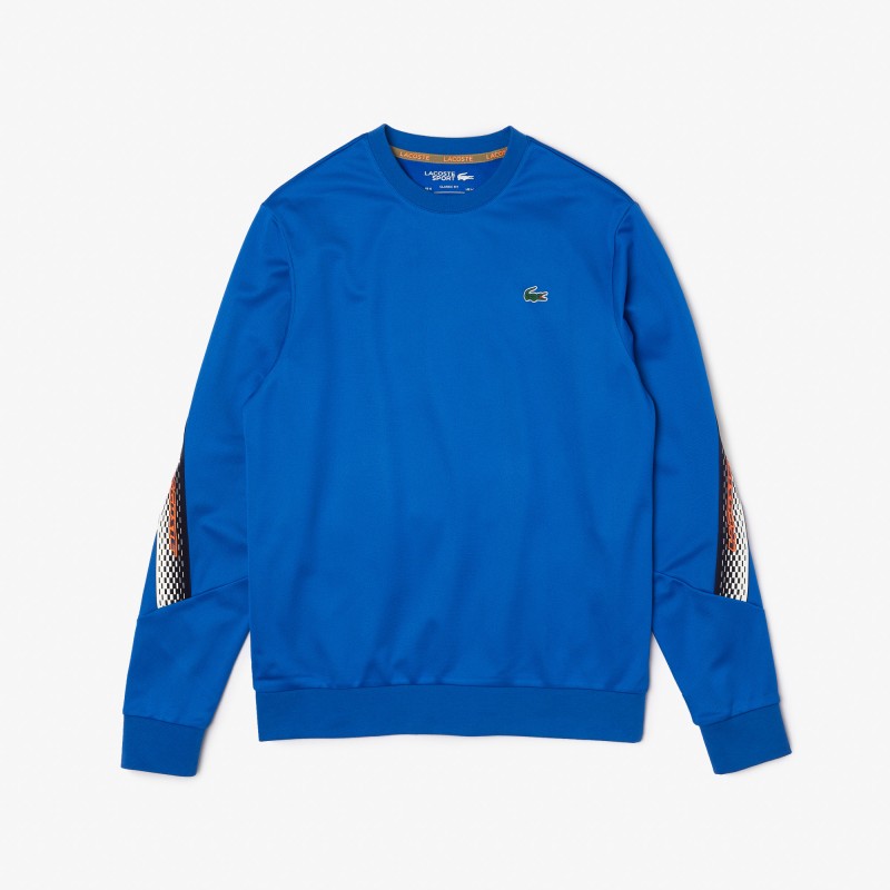 Sweatshirt homme Lacoste Tennis classic fit bandes siglées