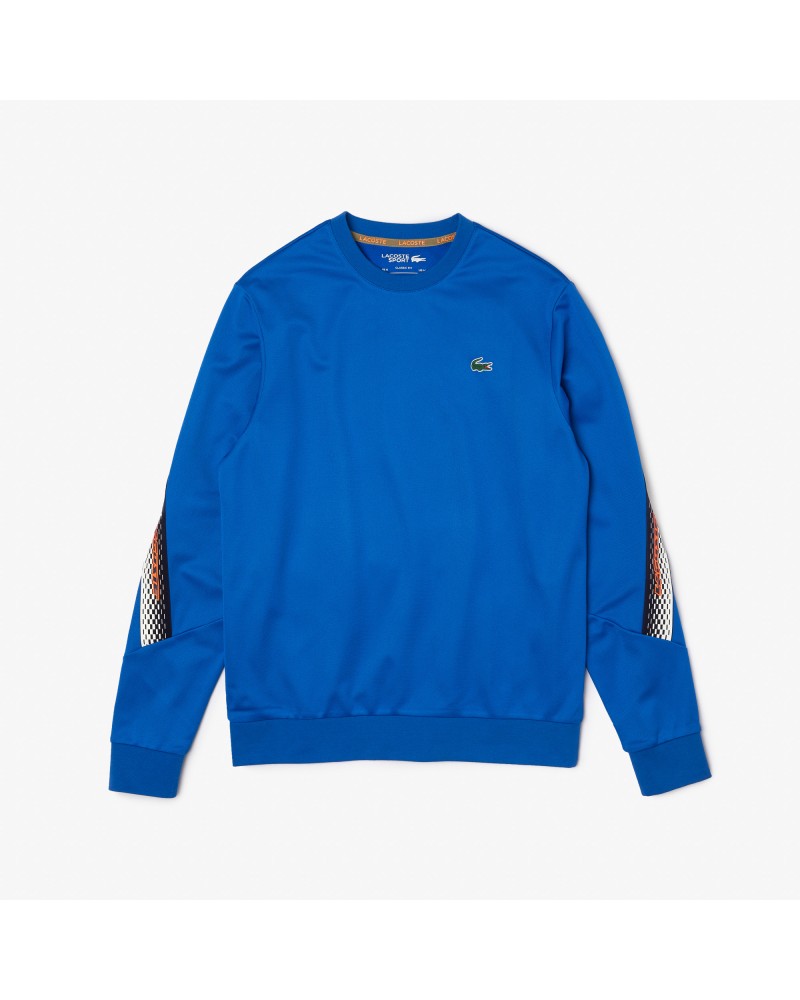 Sweatshirt homme Lacoste Tennis classic fit bandes siglées