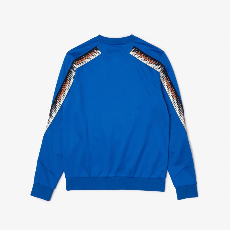 Sweatshirt homme Lacoste Tennis classic fit bandes siglées