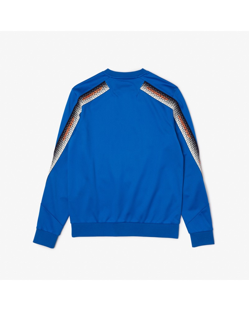 Sweatshirt homme Lacoste Tennis classic fit bandes siglées