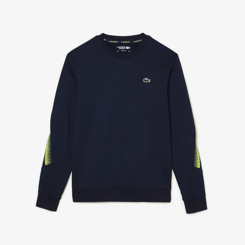 Sweatshirt homme Lacoste Tennis classic fit bandes siglées