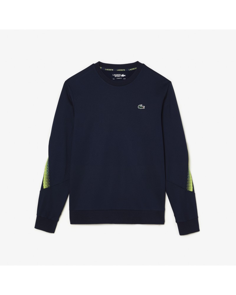 Sweatshirt homme Lacoste Tennis classic fit bandes siglées