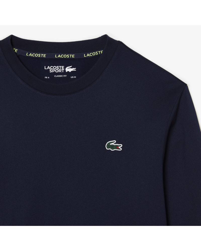 Sweatshirt homme Lacoste Tennis classic fit bandes siglées