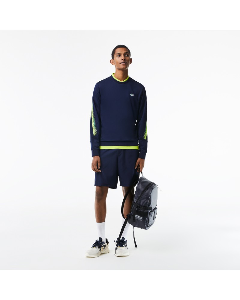 Sweatshirt homme Lacoste Tennis classic fit bandes siglées