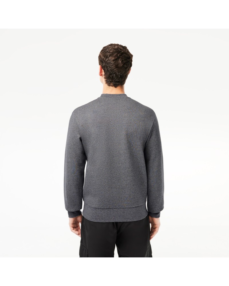 Sweatshirt homme Lacoste en molleton gratté de coton biologique