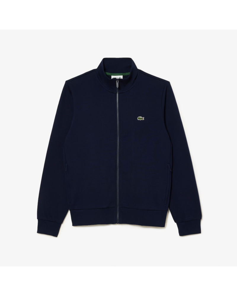 Sweatshirt Jogger zippé homme regular fit Lacoste en molleton gratté