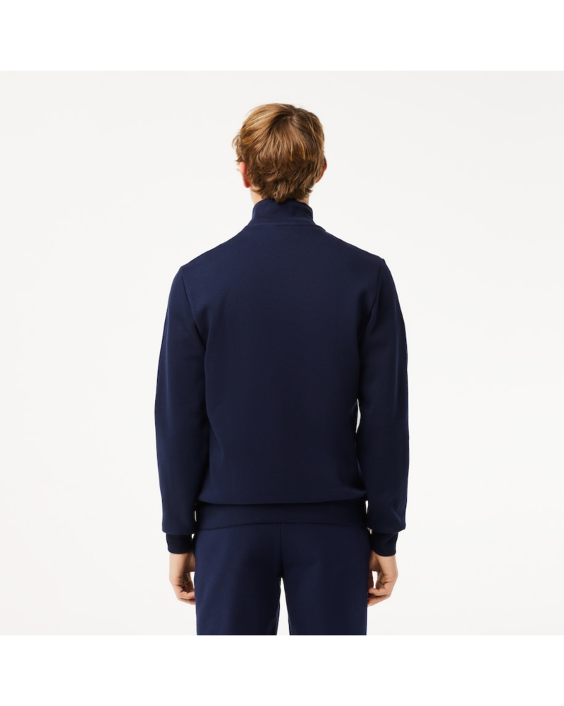 Sweatshirt Jogger zippé homme regular fit Lacoste en molleton gratté