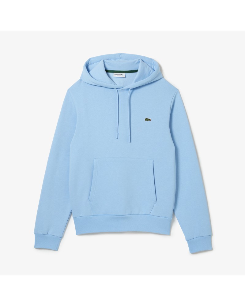 Sweatshirt à capuche homme Lacoste en coton biologique