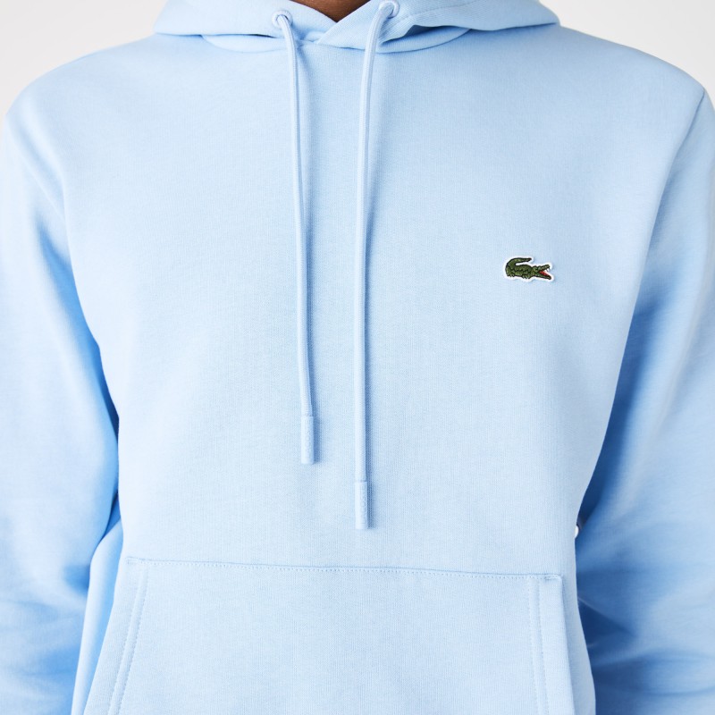 Sweatshirt à capuche homme Lacoste en coton biologique