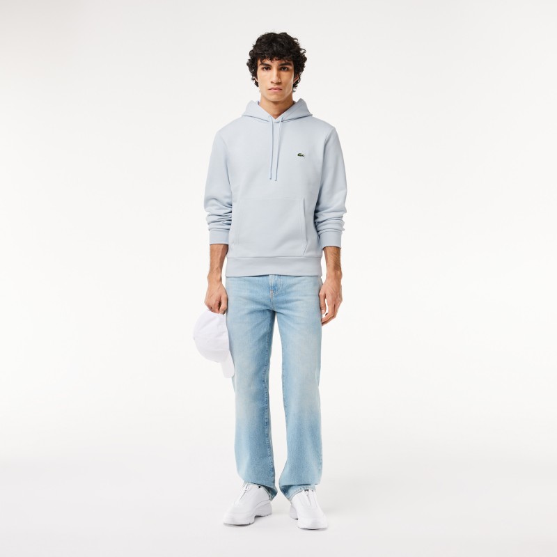 Sweatshirt à capuche Jogger homme Lacoste en coton biologique