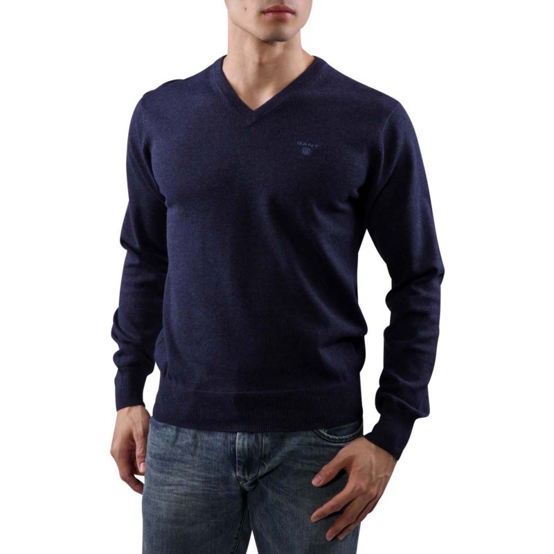 LT. WEIGHT COTTON V-NECK