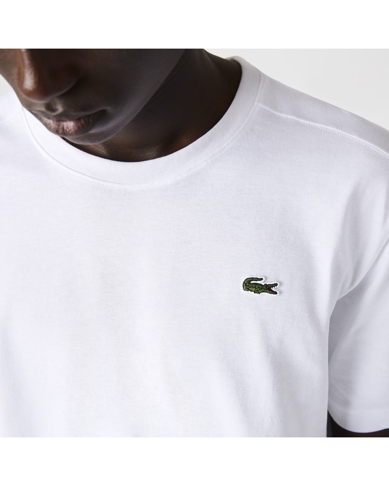 T-shirt à col rond Lacoste SPORT en coton mélangé respirant